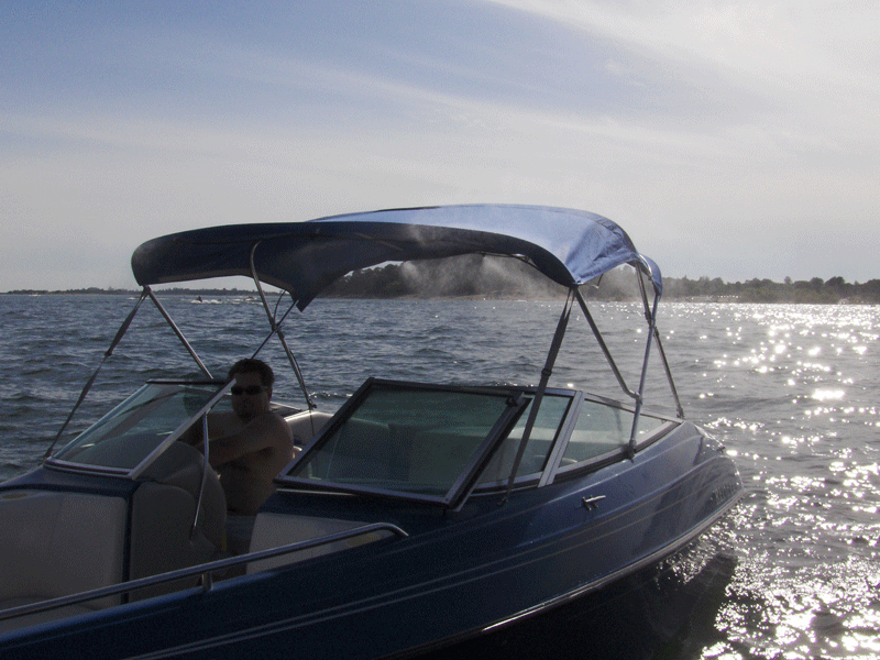 misting system on lake havasu